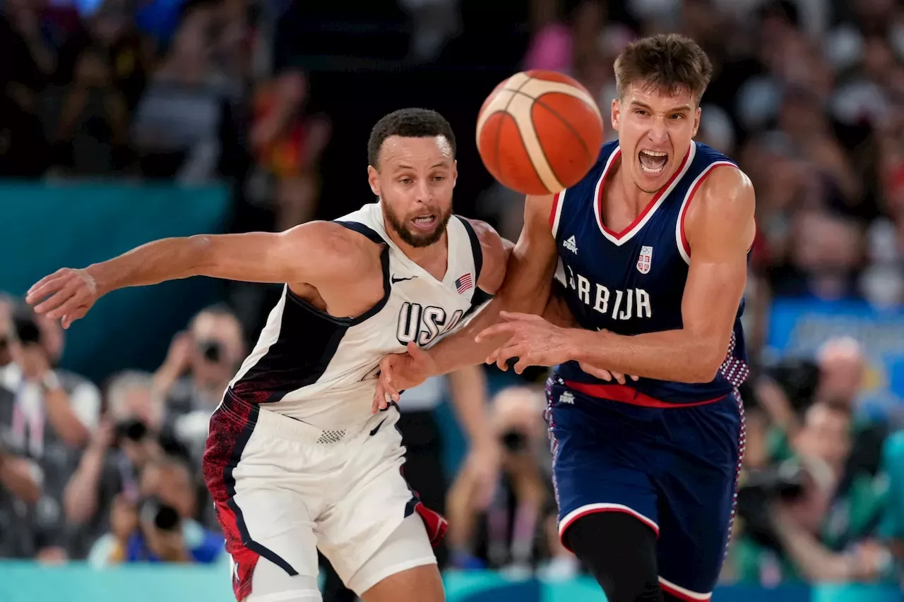 GermanyBasketball Germany vs Serbia for Olympics men’s basketball