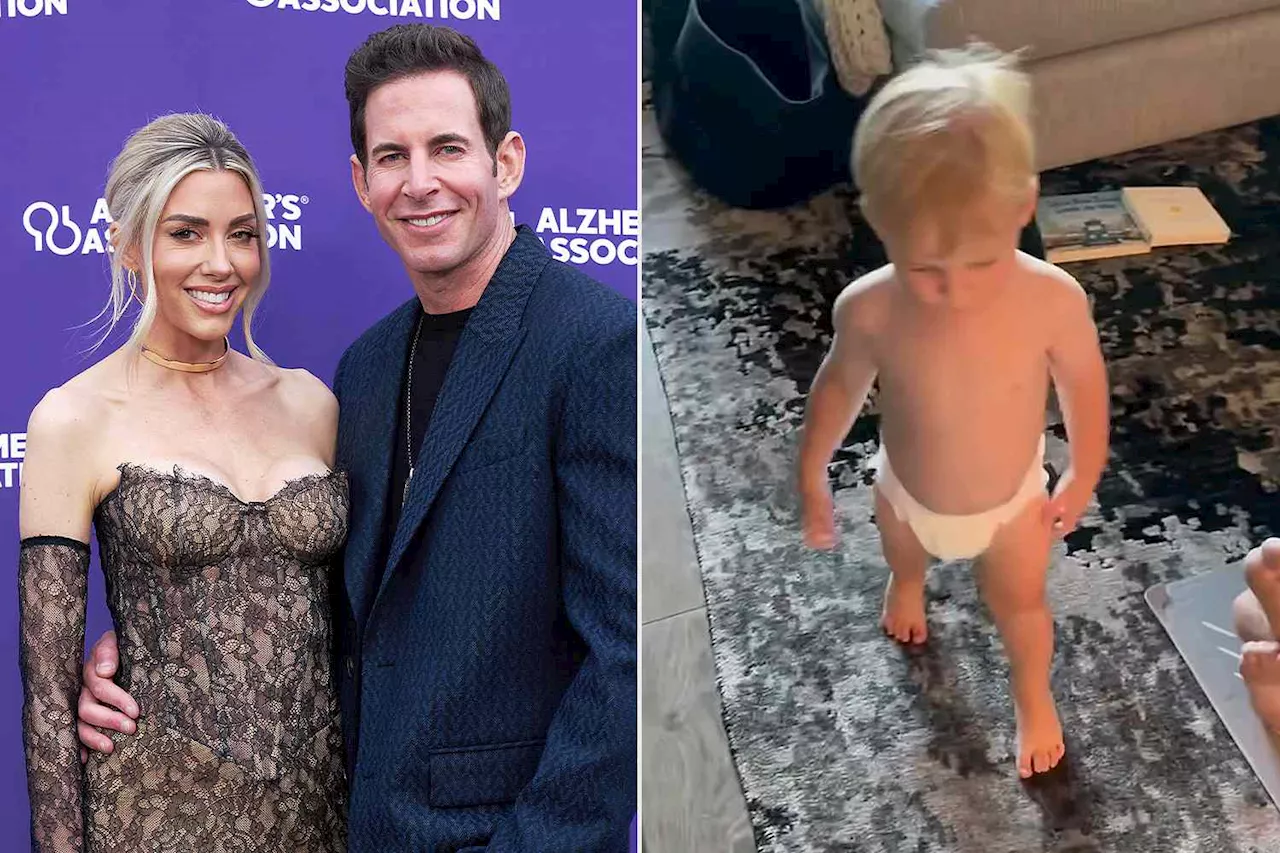 Tarek and Heather Rae El Moussa Share Video of Son Tristan Letting Loose After Traveling: ‘The Wild Animal Unleashed’