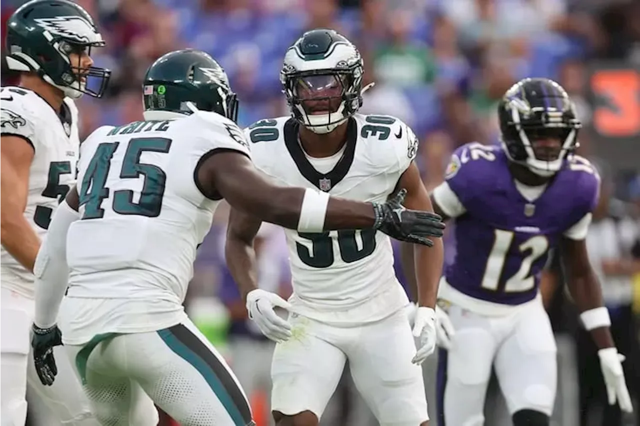 Eagles grades: Linebackers and defensive backs earn high marks, backup quarterbacks struggle vs. Ravens