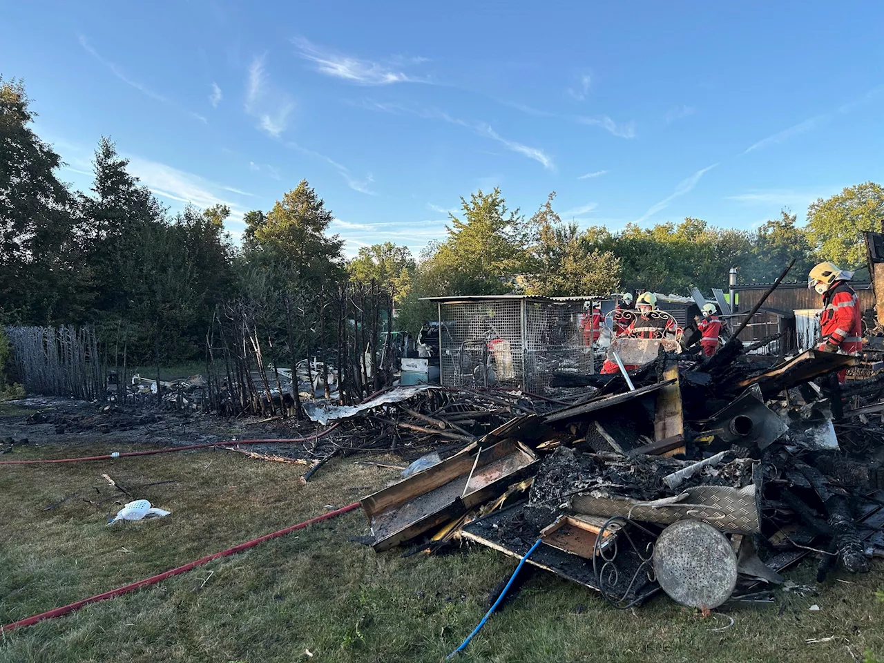 Stadt Winterthur ZH: Brand beim Campingplatz