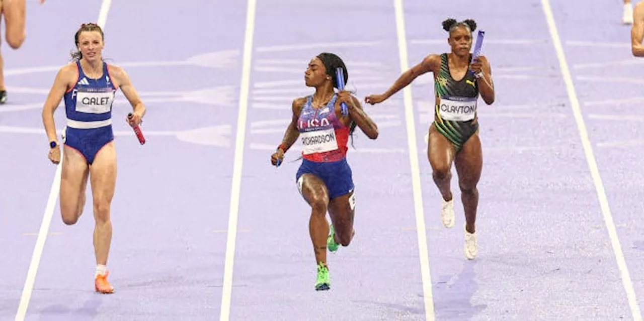 Sha’Carri Richardson Stares ’Em Down, U.S. Men Falter Again in 4x100-Meter Relay