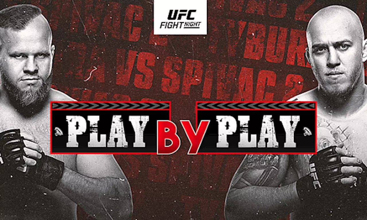 Live Now! UFC on ESPN 61 ‘Tybura vs. Spivac 2’ Play-by-Play, Results & Round Scoring