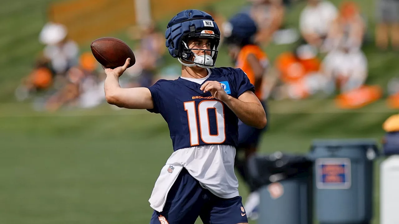 Broncos QB Bo Nix Named 'Most Intriguing' Player to Watch in Preseason Game