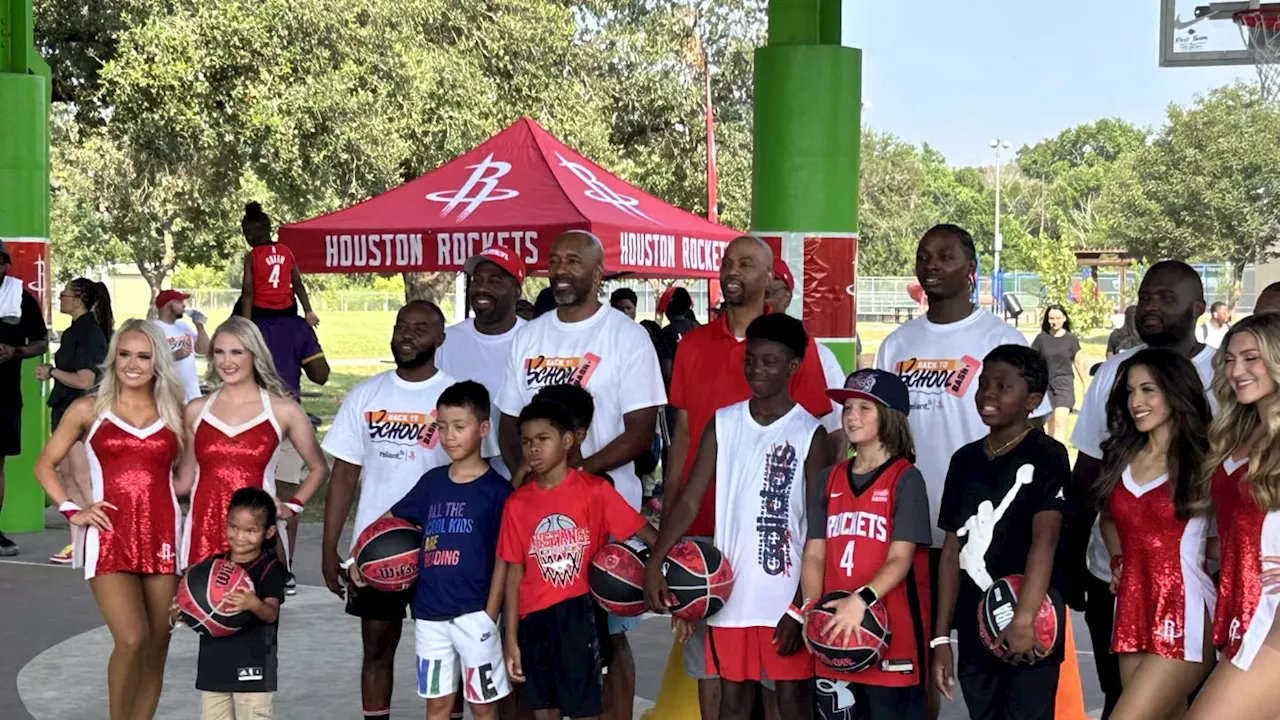 Houston Rockets Continue To Give Back to the Houston Community