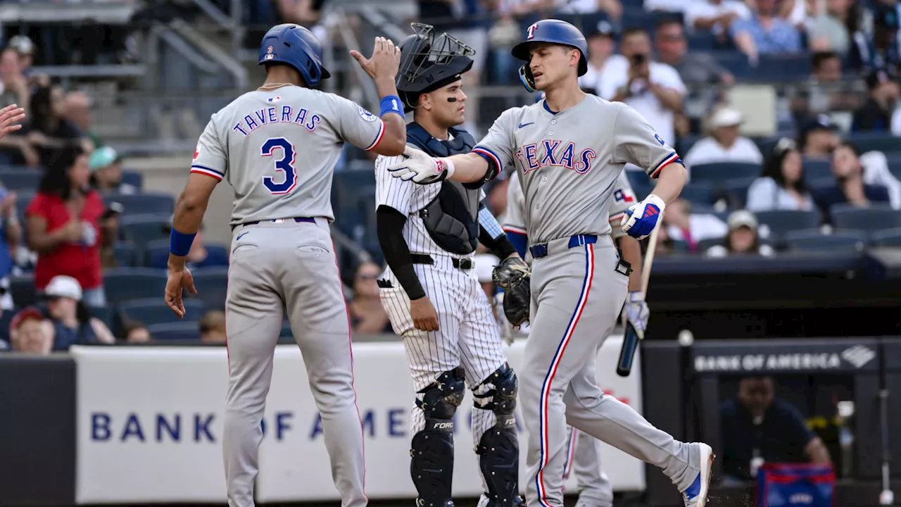 Texas Rangers Offense Wakes Up For Game 2 In Doubleheader Against New York Yankees