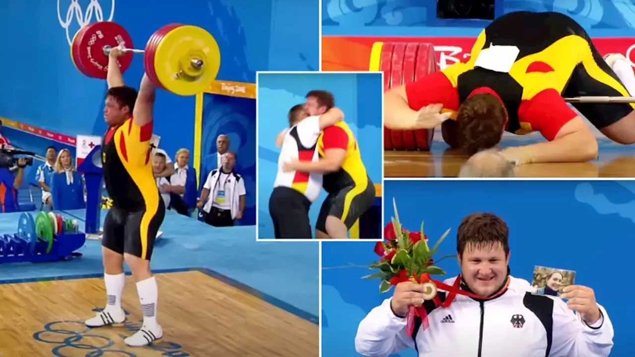 Weightlifter won gold at Olympics after promise to his late wife who tragically died in accident months before