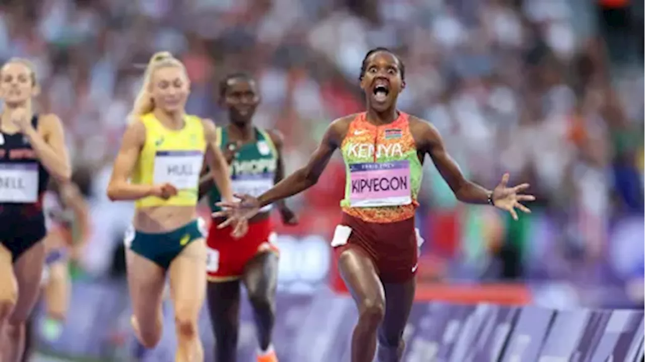 Brilliant Kipyegon wins third straight Olympic women's 1500m gold