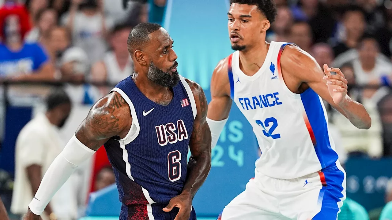 – Future of basketball takes over Olympics as LeBron James duels with Victor Wembanyama in edg...