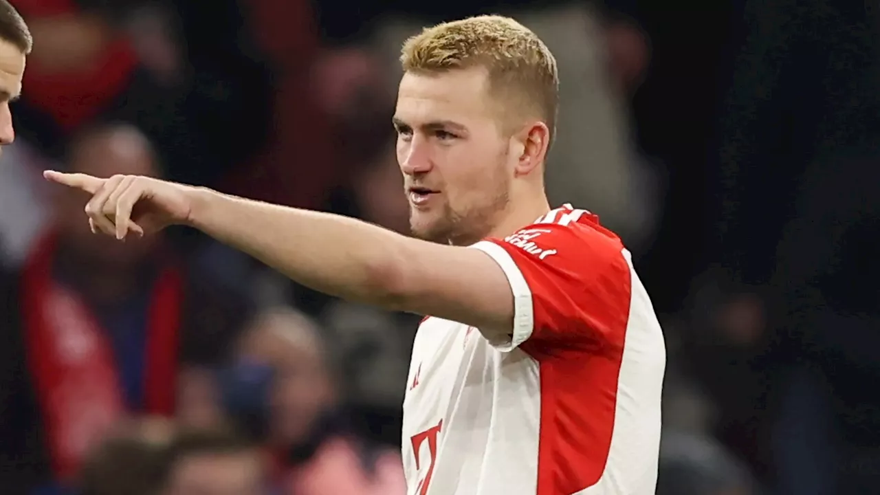 Manchester United strike £43m deal for Bayern Munich star Matthijs de Ligt...