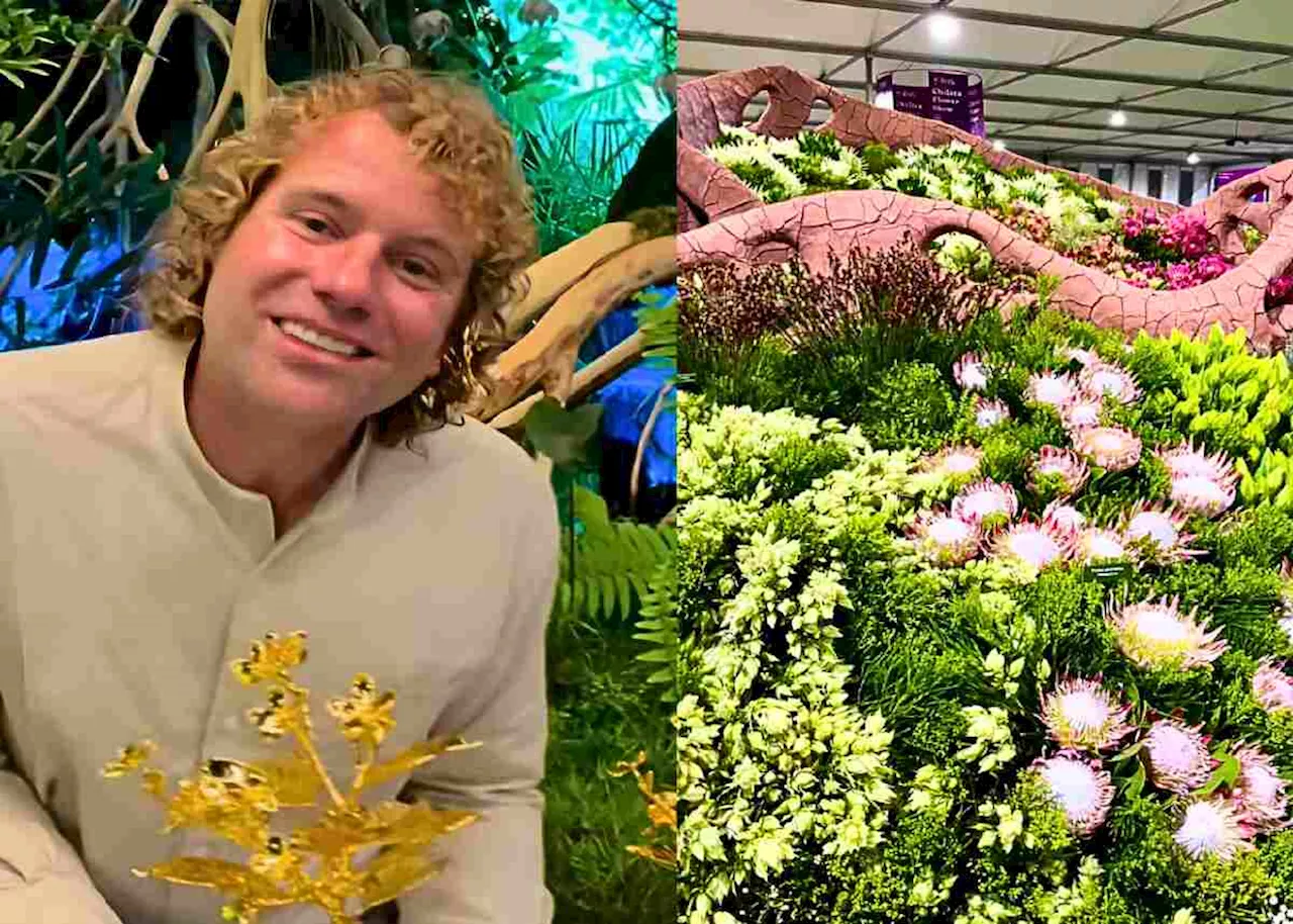 South Africa’s ‘flower king’ triumphs with gold in Singapore