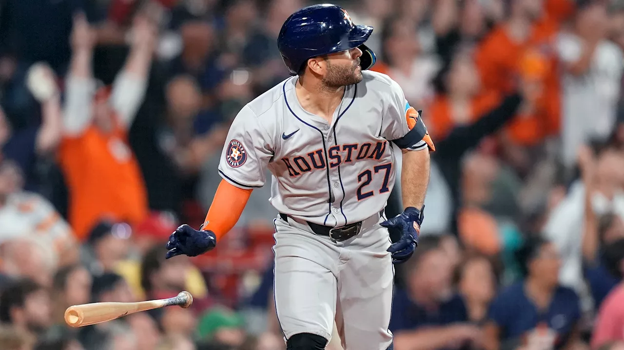 Astros use four-run seventh inning to double up Red Sox