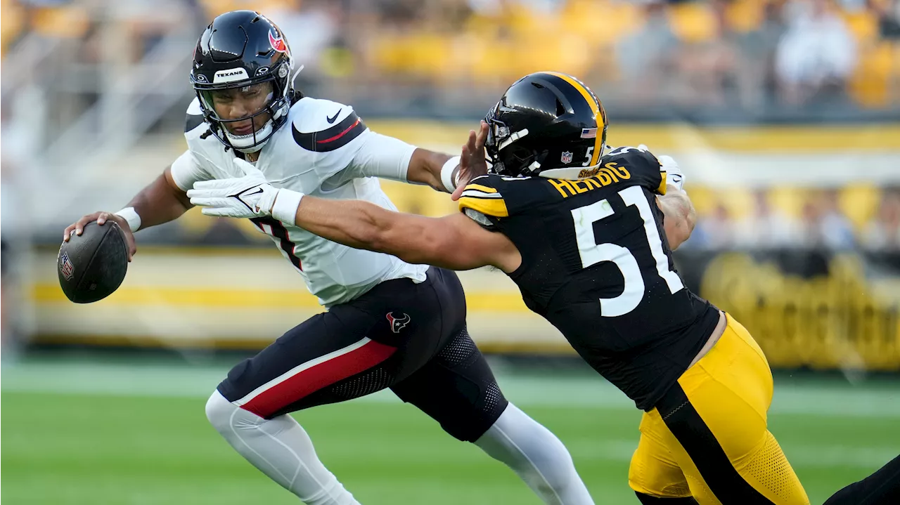 Stroud throws TD pass in Texans' exhibition victory over Steelers