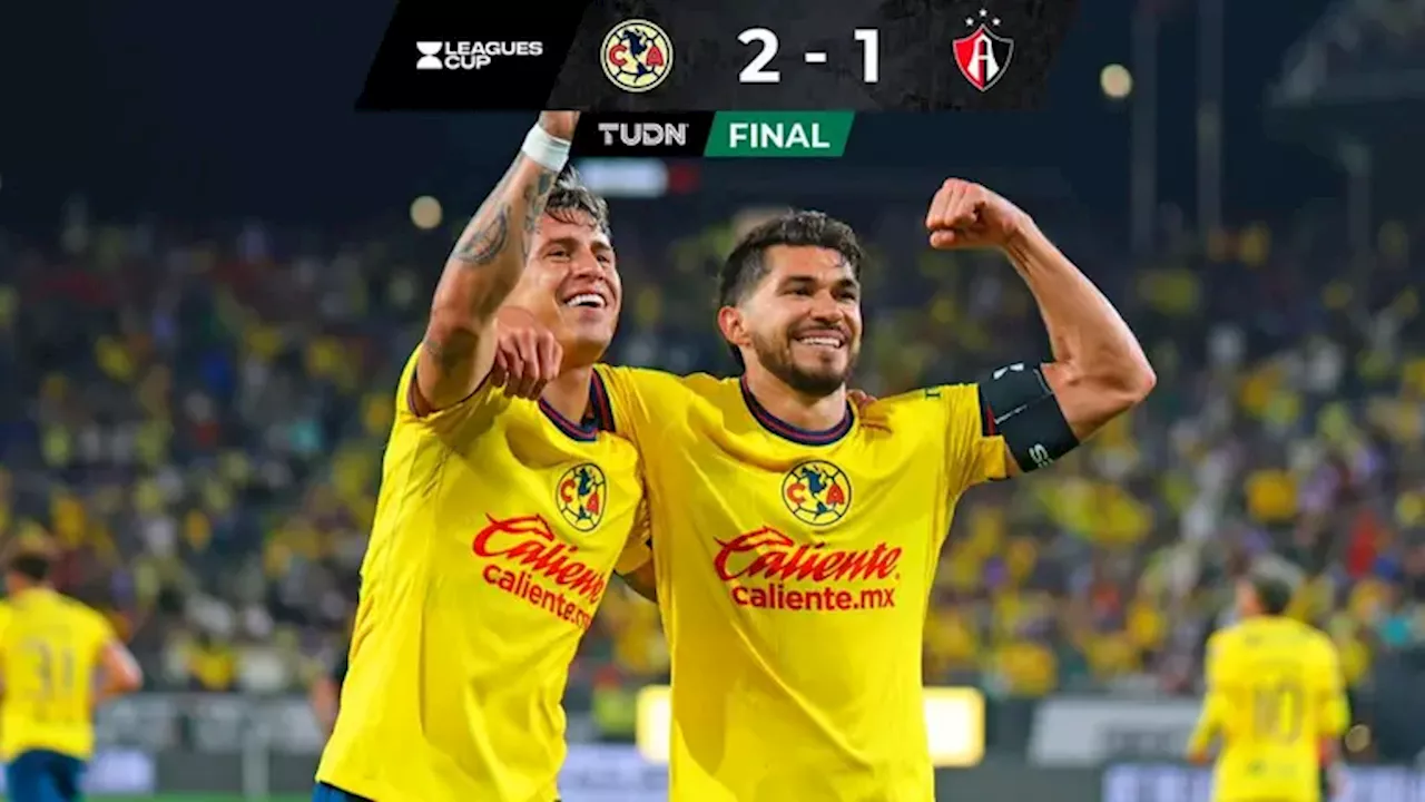 América derrota a Atlas en Dieciseisavos de Final de la Leagues Cup