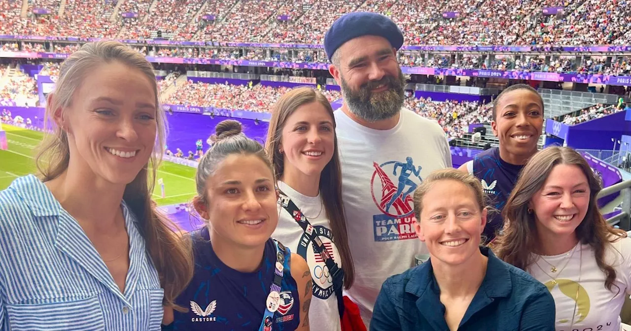 Jason Kelce Says He’d Be Hated at Paris Olympics Without Kylie Kelce