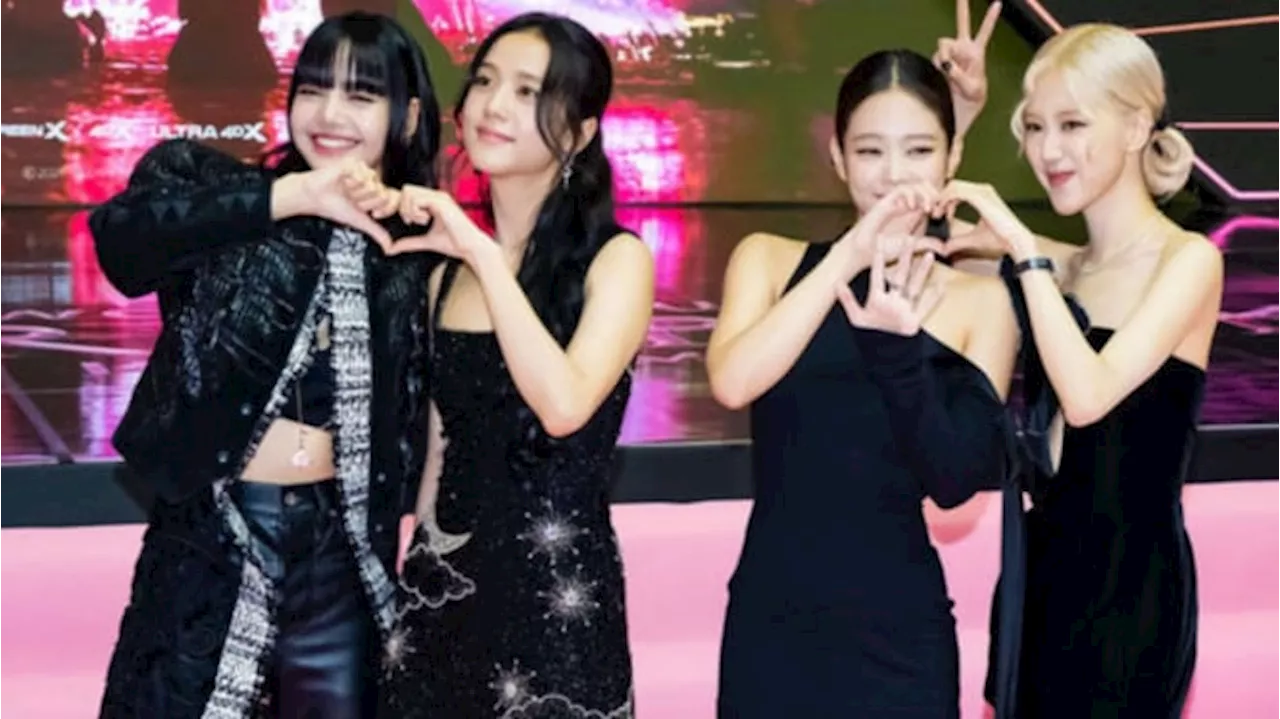 Momen BLACKPINK Kumpul Lagi di Red Carpet Perilisan Film 'BORN PINK'