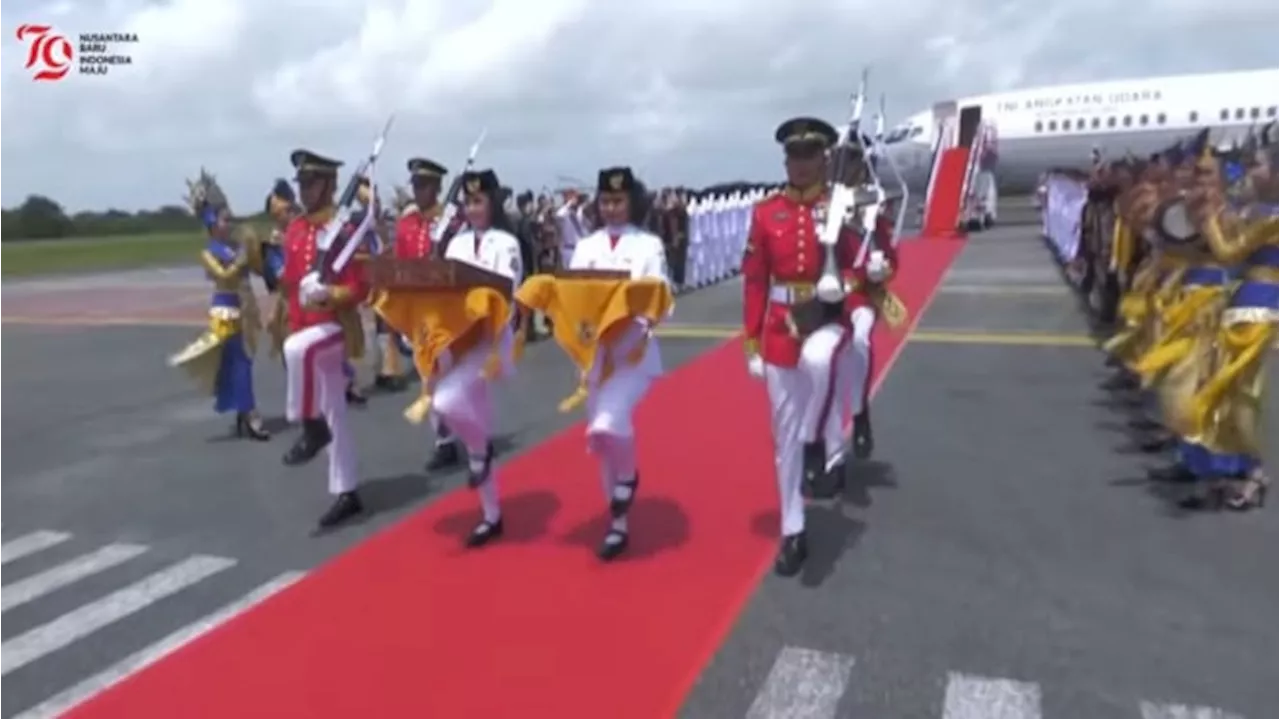 Rombongan Kirab Bendera Pusaka Tiba di Balikpapan, Lanjut Jalur Darat ke IKN