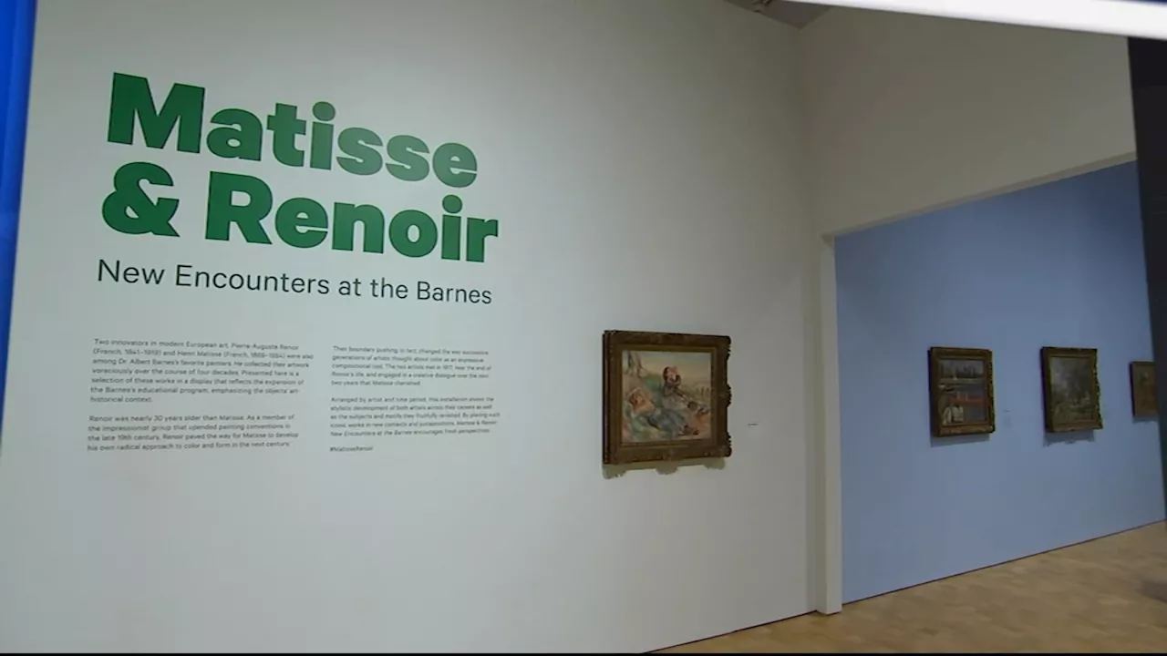 'Matisse & Renoir: New Encounters at the Barnes' on view through Sept. 8