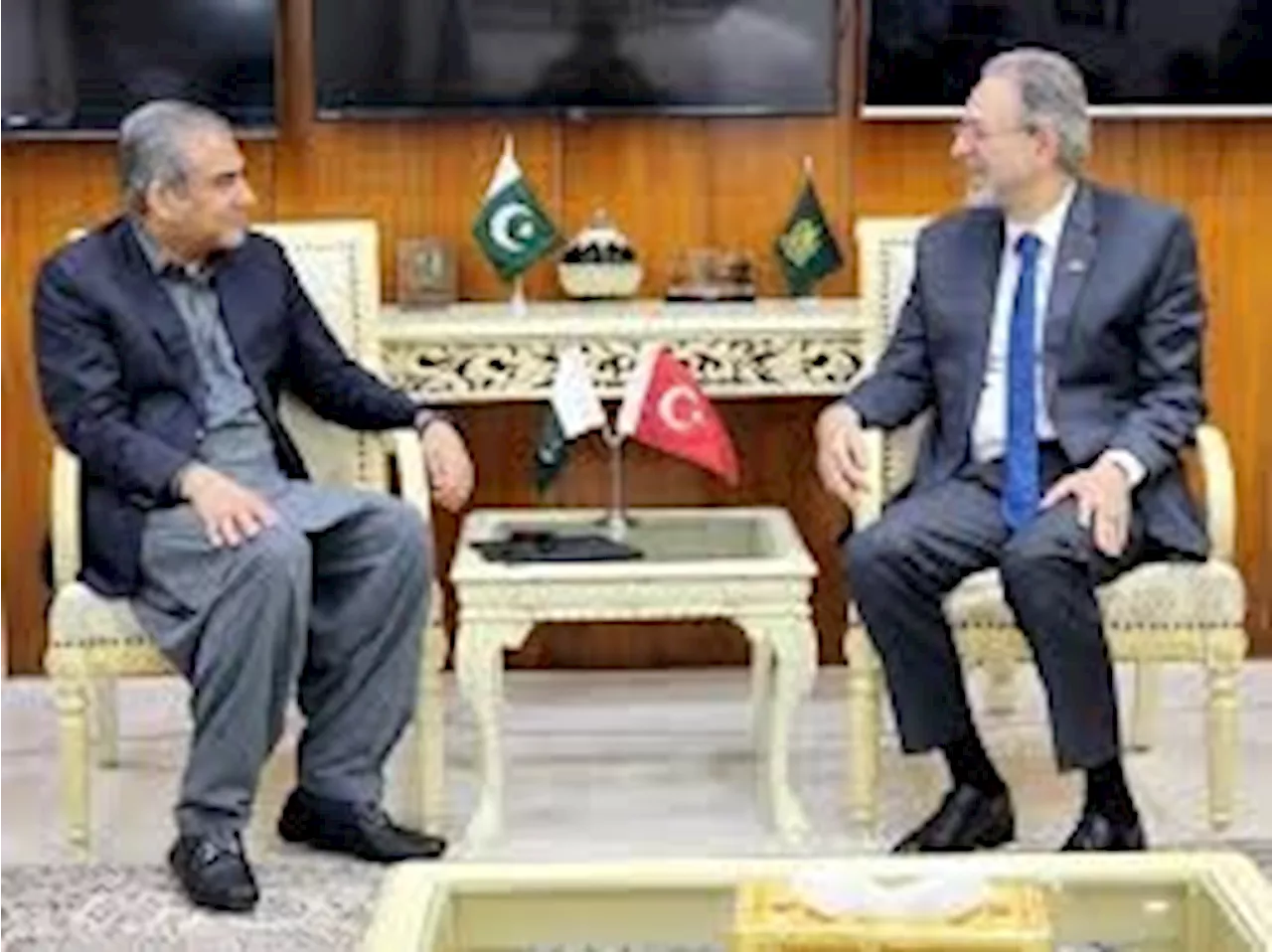 Interior Minister calls on Turkish envoy Dr. Mehmet Pacaci