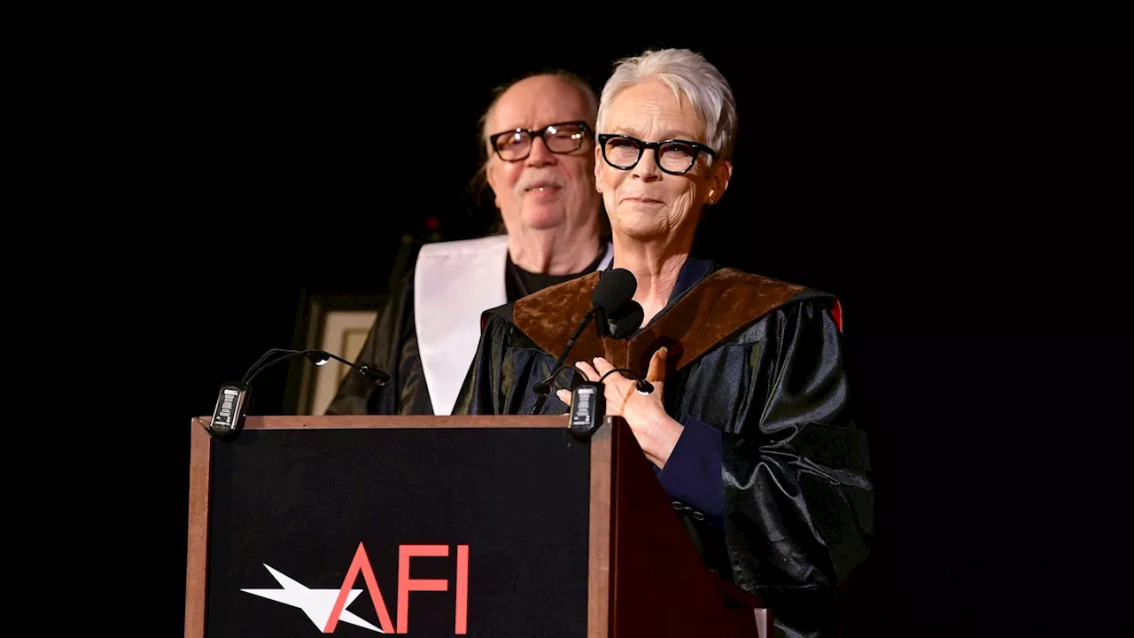 Jamie Lee Curtis receives honorary doctorate from AFI: 'Stay open, stay free, stay engaged'