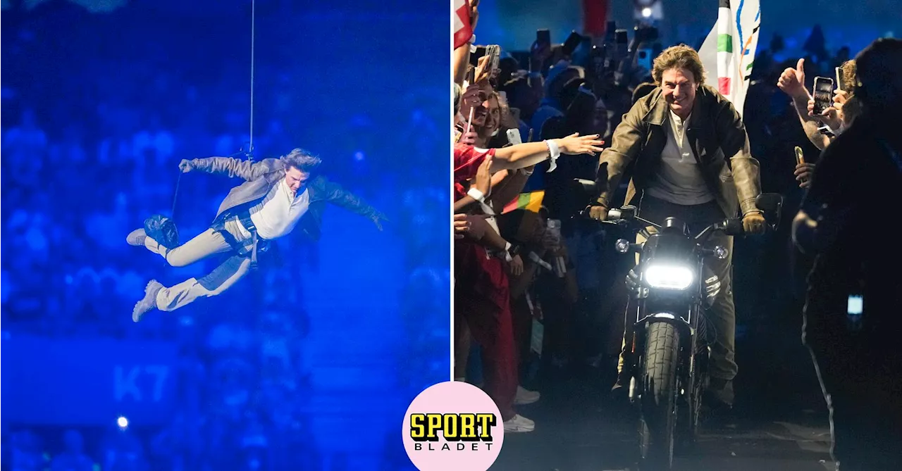 Här tar Tom Cruise över showen i OS med spektakulärt stunt