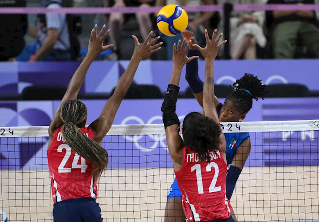 Parigi: in campo Usa-Italia 18-22 nel secondo set Azzurre vincono il primo LIVE