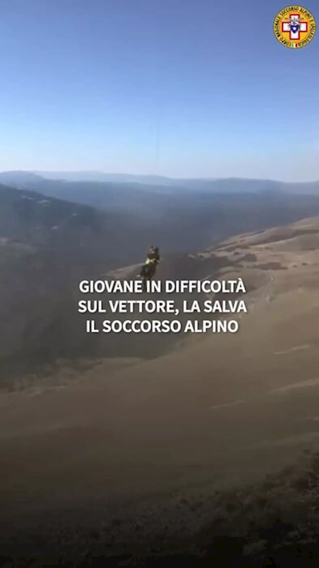 Soccorso alpino recupera escursionista sul monte Vettore