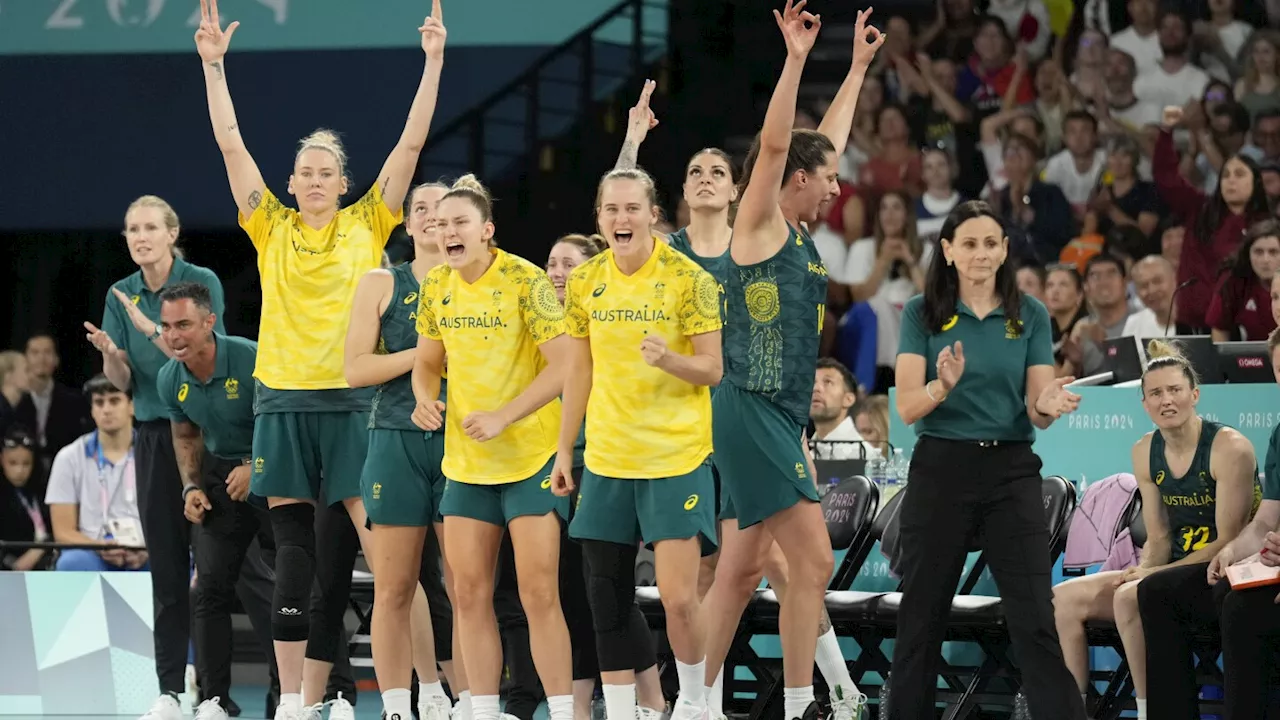 Ezi Magbegor scores 30 as Australia wins Olympic women's basketball bronze, beating Belgium 85-81