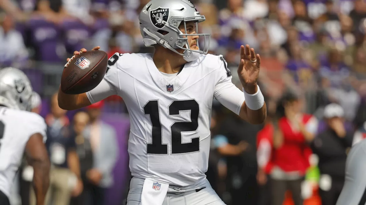 Pierce hopes to name Raiders starting quarterback after preseason game against the Cowboys