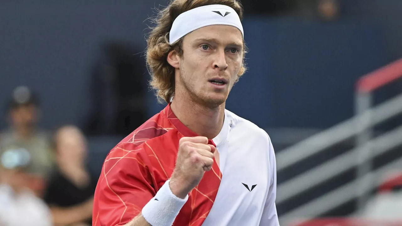 Rublev leads Arnaldi 6-4, 1-1 in National Bank Open semifinal delayed by rain