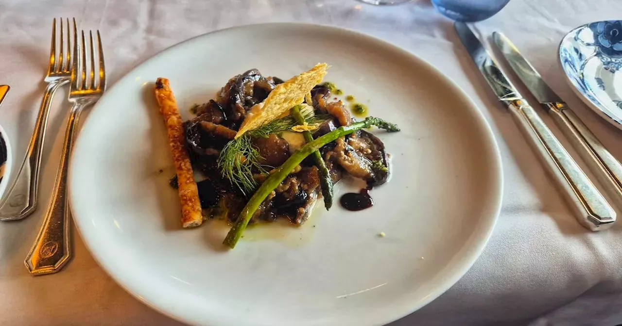 We had lunch onboard a cruise ship docked in Belfast and it was unbelievable
