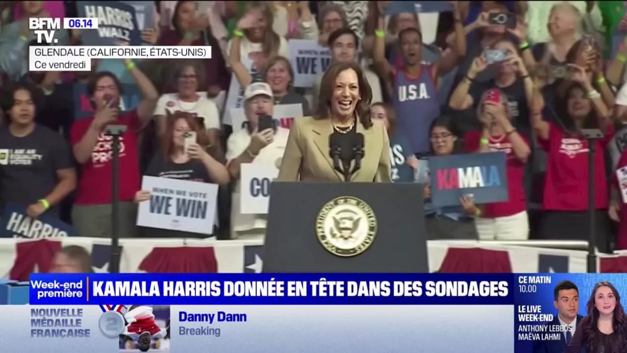 Présidentielle américaine: ces nouveaux sondages donnent Kamala Harris en tête dans 3 États clés