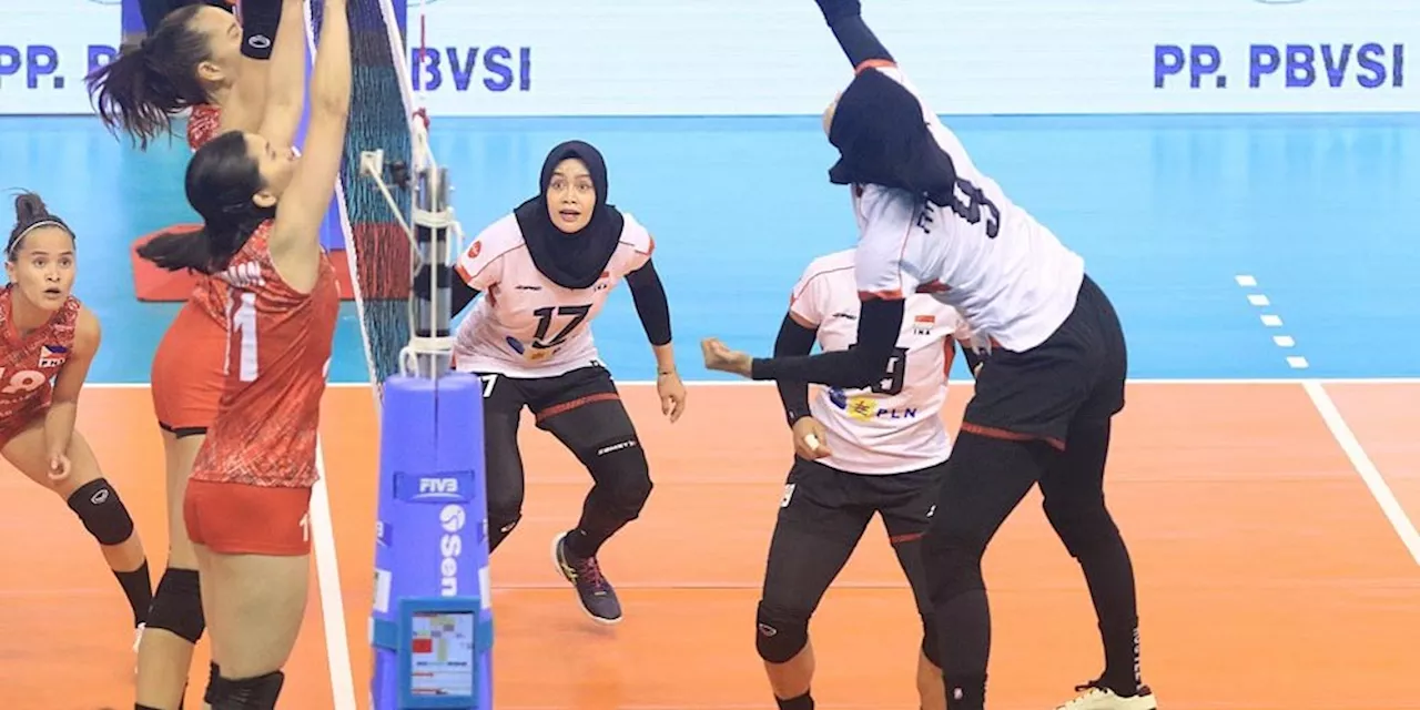 Timnas Voli Indonesia Dibekuk Filipina di SEA V League 2024 Putri, Pelatih Sebut Kurang Pede