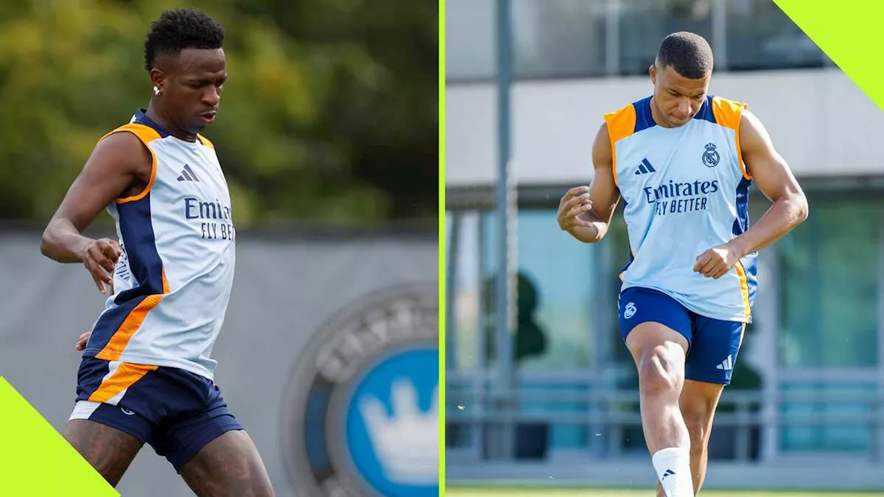 Video of Vinicius Jr and Mbappe Celebrating at Training Excites Fans