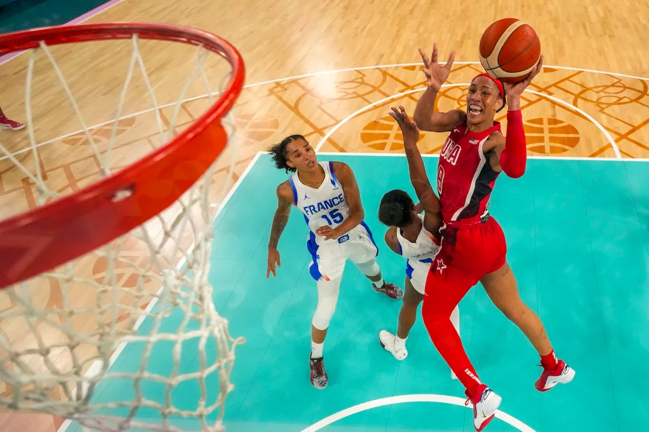 A’ja Wilson, U.S. women hold off France to win eighth straight Olympic basketball gold medal