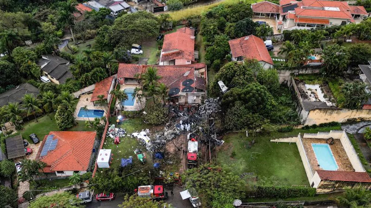 Girl, 3, and boy, 4, confirmed dead in Brazilian plane crash as rescuers retrieve bodies