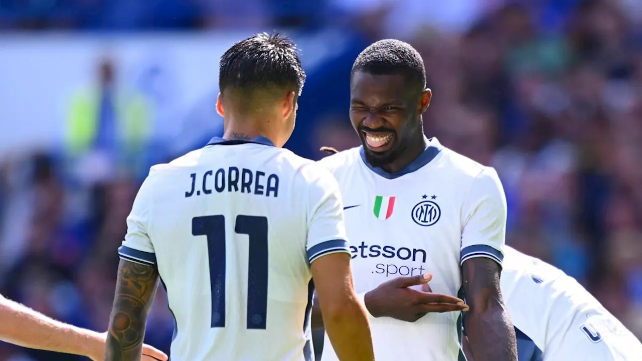 Inter, nel test con il Chelsea segna Thuram, il pari beffa arriva al 90'