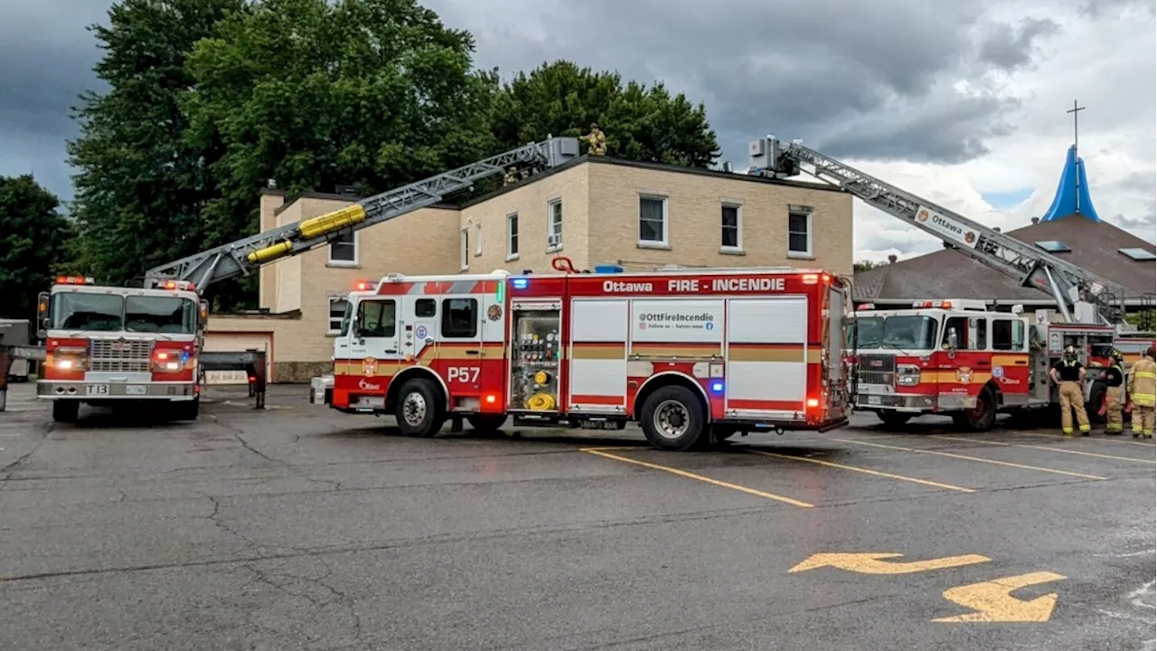 Ottawa firefighters extinguish fire in residence attached to Vanier church