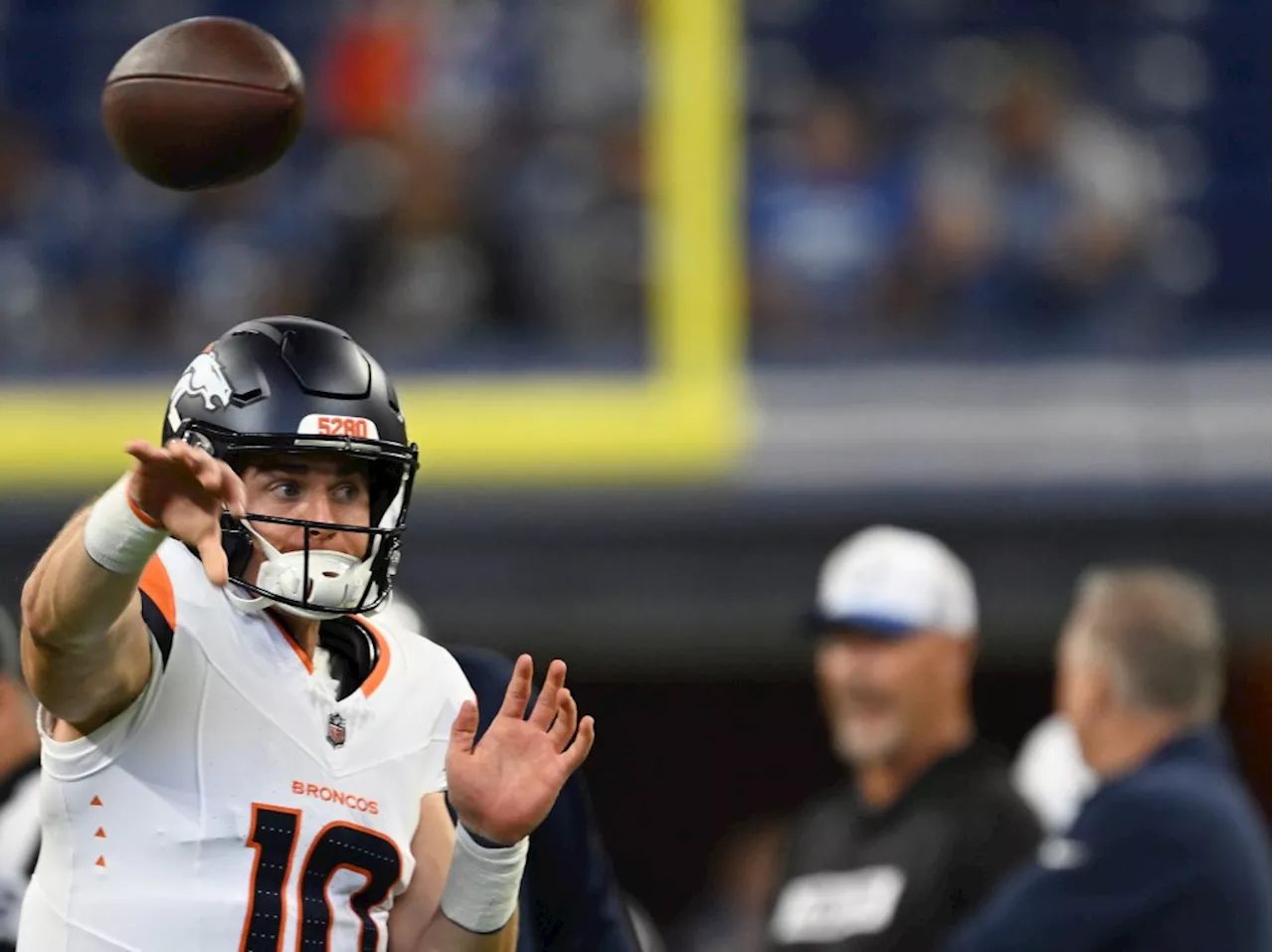 WATCH: Broncos QB Bo Nix connects with Marvin Mims Jr. for 1st NFL preseason touchdown pass