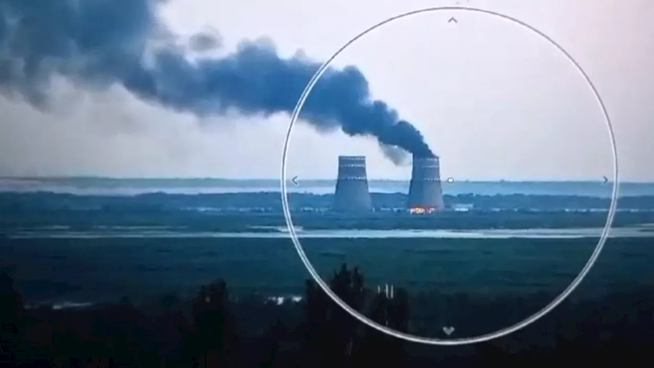 Anlage in der Ukraine: Hauptfeuer in Atomkraftwerk Saporischschja offenbar gelöscht