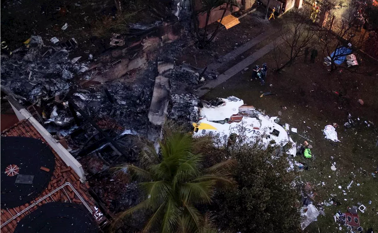 Accidente aéreo: Rescatan 62 cuerpos de avión que se estrelló en Brasil; identifican a 2 víctimas