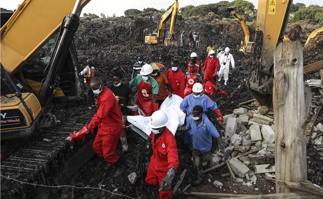 Localizan 19 cuerpos y se buscan más tras derrumbe de un vertedero en Uganda