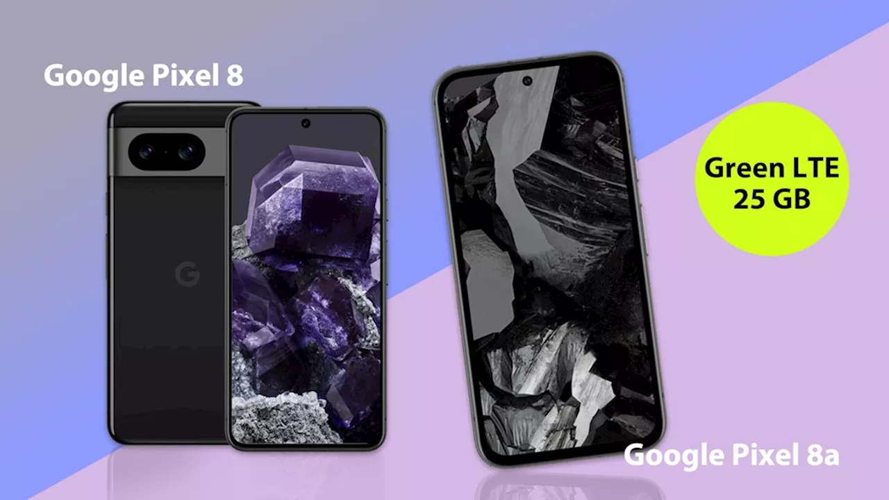 Google Pixel 8 und Google Pixel 8a ab einmalig 9,99 € plus Telekom-Tarif bei Freenet