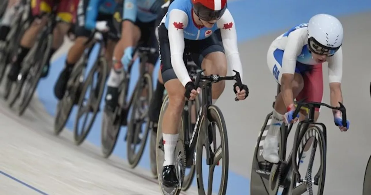 Coles-Lyster ninth in women’s track cycling omnium