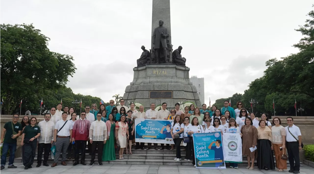 Good eyesight advocates honor national hero Jose Rizal on Sight Saving Month