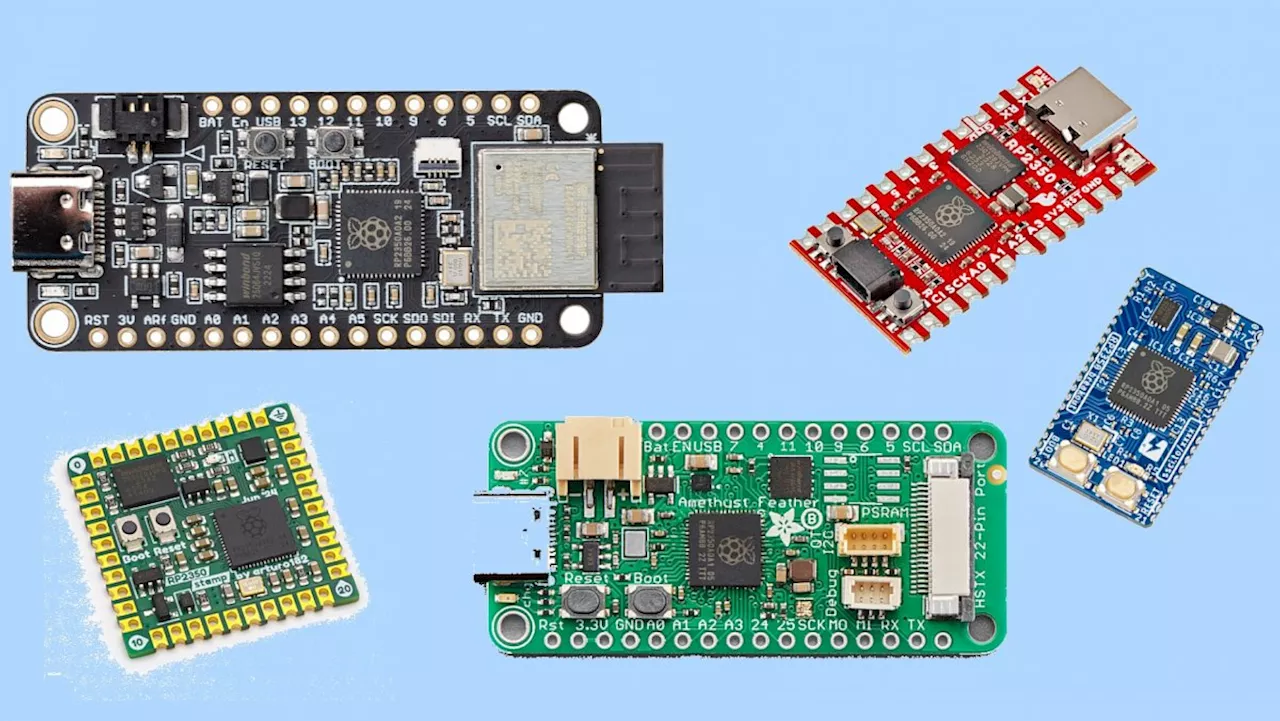 Raspberry Pi RP2350: Pico 2 alternatives with wireless, more flash or smaller