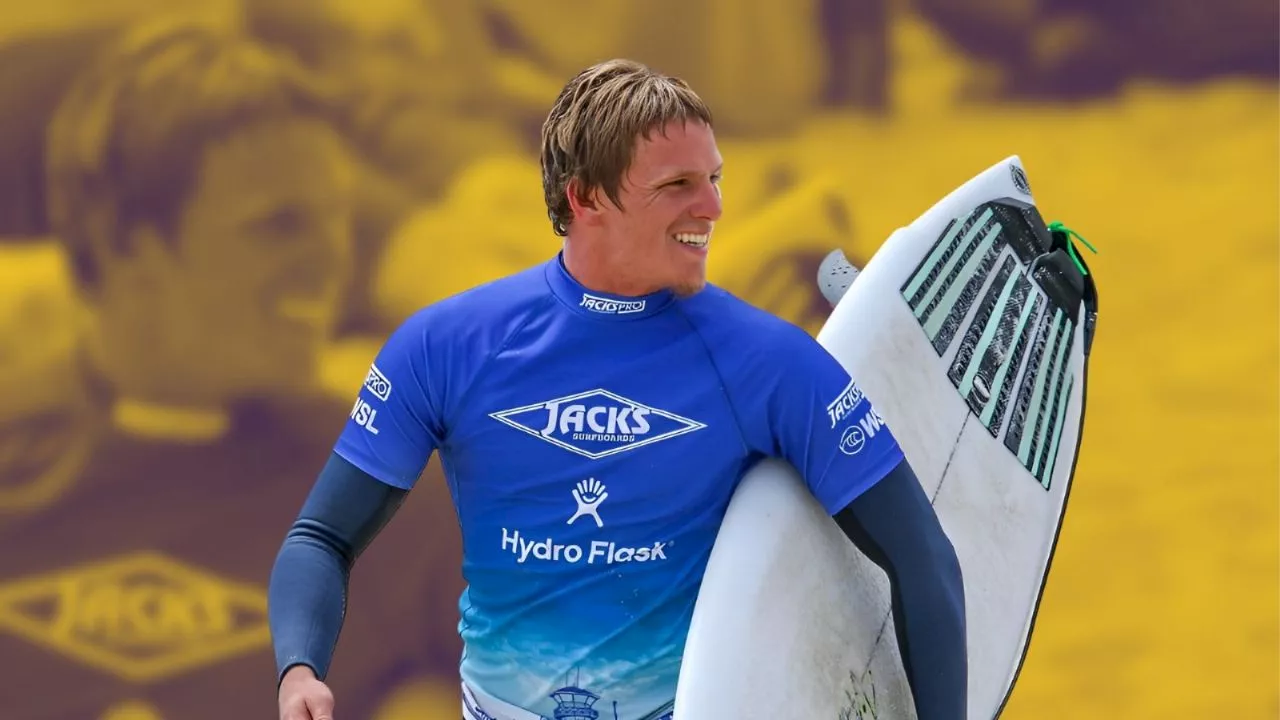 Alan Cleland no ganó medalla en París, pero ya es el primer mexicano campeón del US Open de Surf