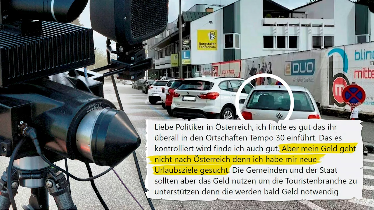 Radar-Flut in Touri-Hotspots - Viele Blitzer – Urlauber tobt, kehrt Österreich Rücken