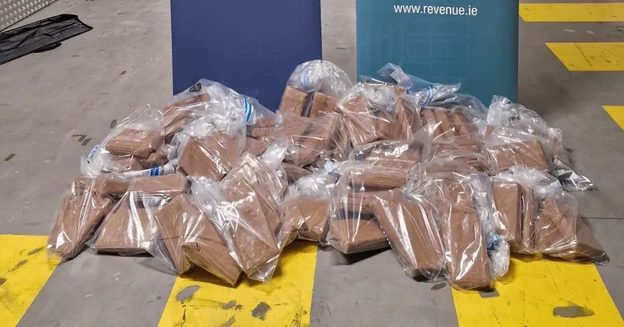 Two arrested as cocaine worth over €7 million seized by Revenue and Gardaí