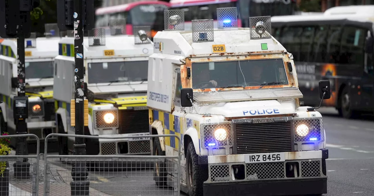 Ten PSNI officers injured after petrol bombs and fireworks thrown during disorder in Derry