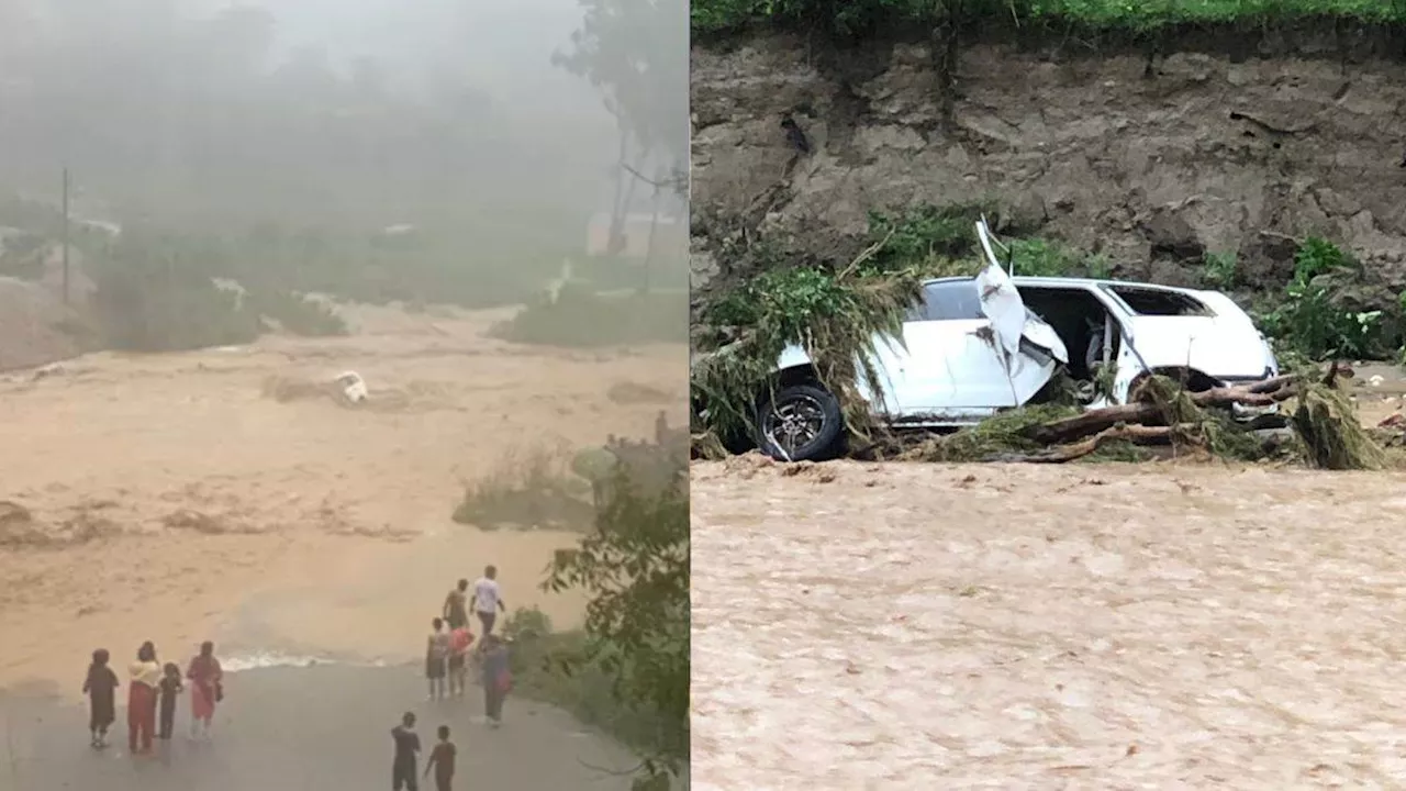 Himachal Floods: ऊना में बड़ा हादसा, जेजों खड्ड में बह गई गाड़ी; नौ लोगों की मौत, देखें Video